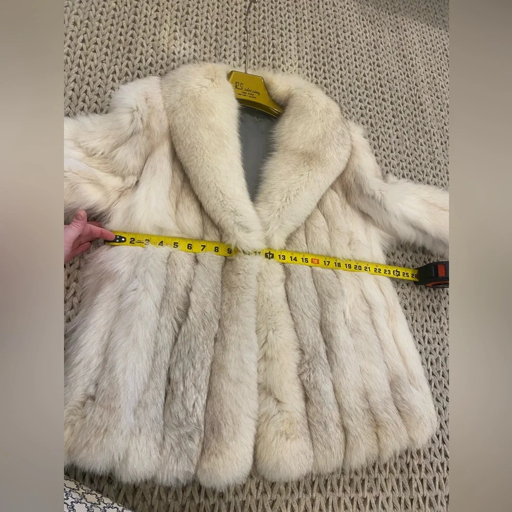 Robert Sidney Fine Furs Luxurious Cream Teddy Jacket - Picture 7 of 9